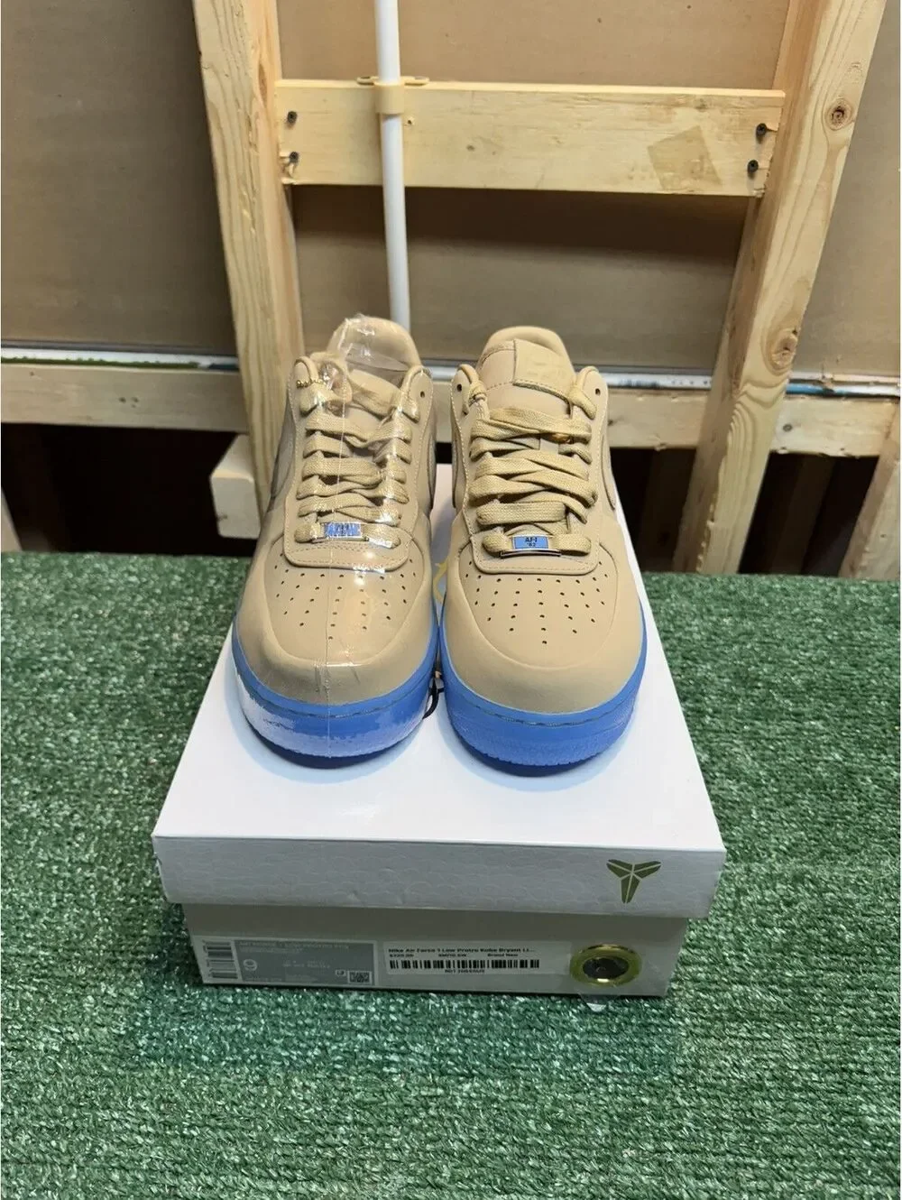 Nike Air Force 1 Low Protro Kobe Bryant Linen Size 9